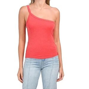 Free people Women's One-Shoulder Pink Top